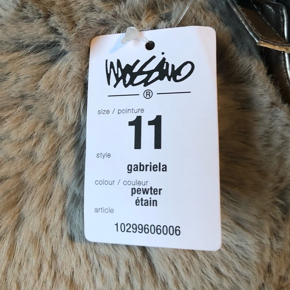 Dark silver sandals with rope detail - Picture 9 of 11